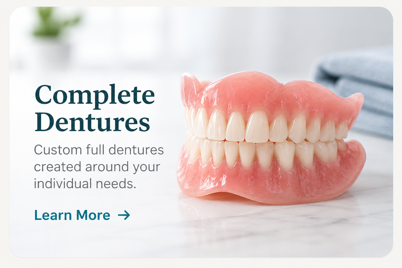 Complete Dentures at Future Smiles Denture Clinic Calgary